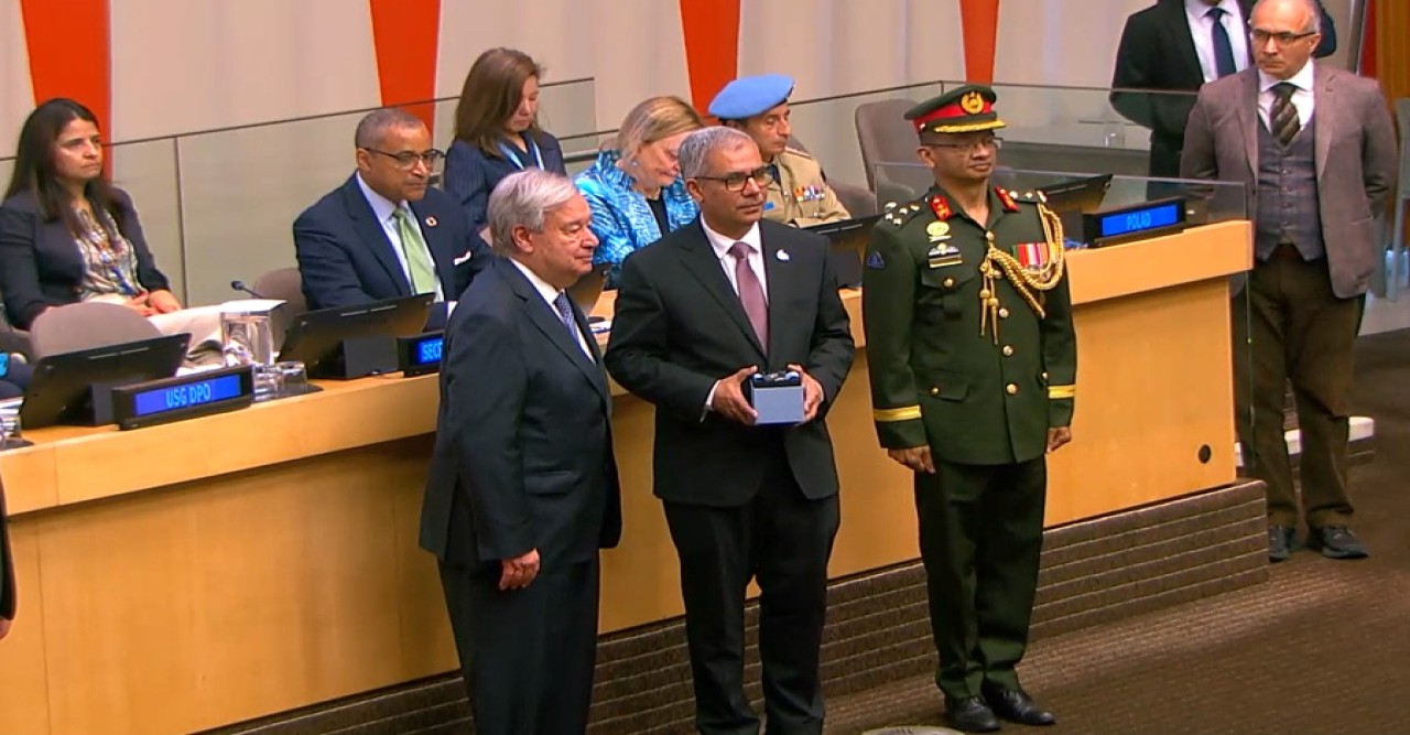 Six Bangladeshi Peacekeepers Posthumously Awarded UN Dag Hammarskjöld Medal
