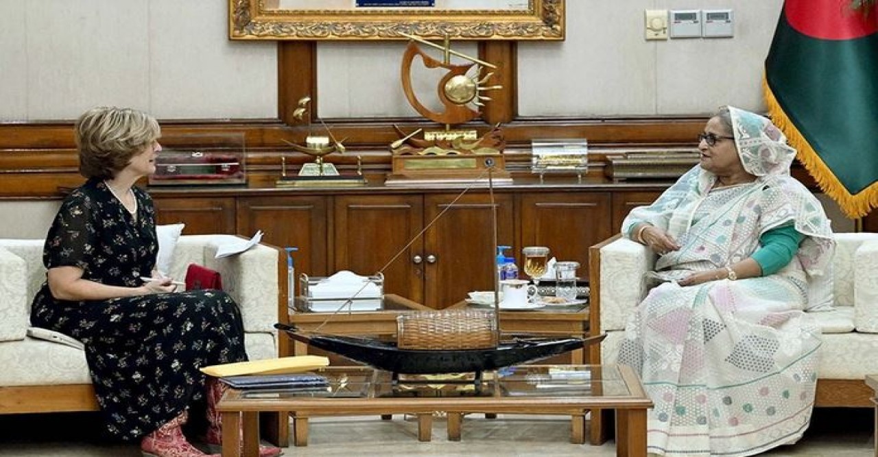 প্রধানমন্ত্রীর সঙ্গে মার্কিন প্রাক-নির্বাচন পর্যবেক্ষক দলের বৈঠক