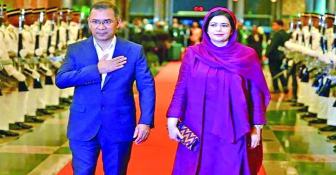 কুয়ালালামপুর আন্তর্জাতিক বিমানবন্দরে  প্রধানমন্ত্রী তারেক রহমানকে  লালগালিচা সংবর্ধনা