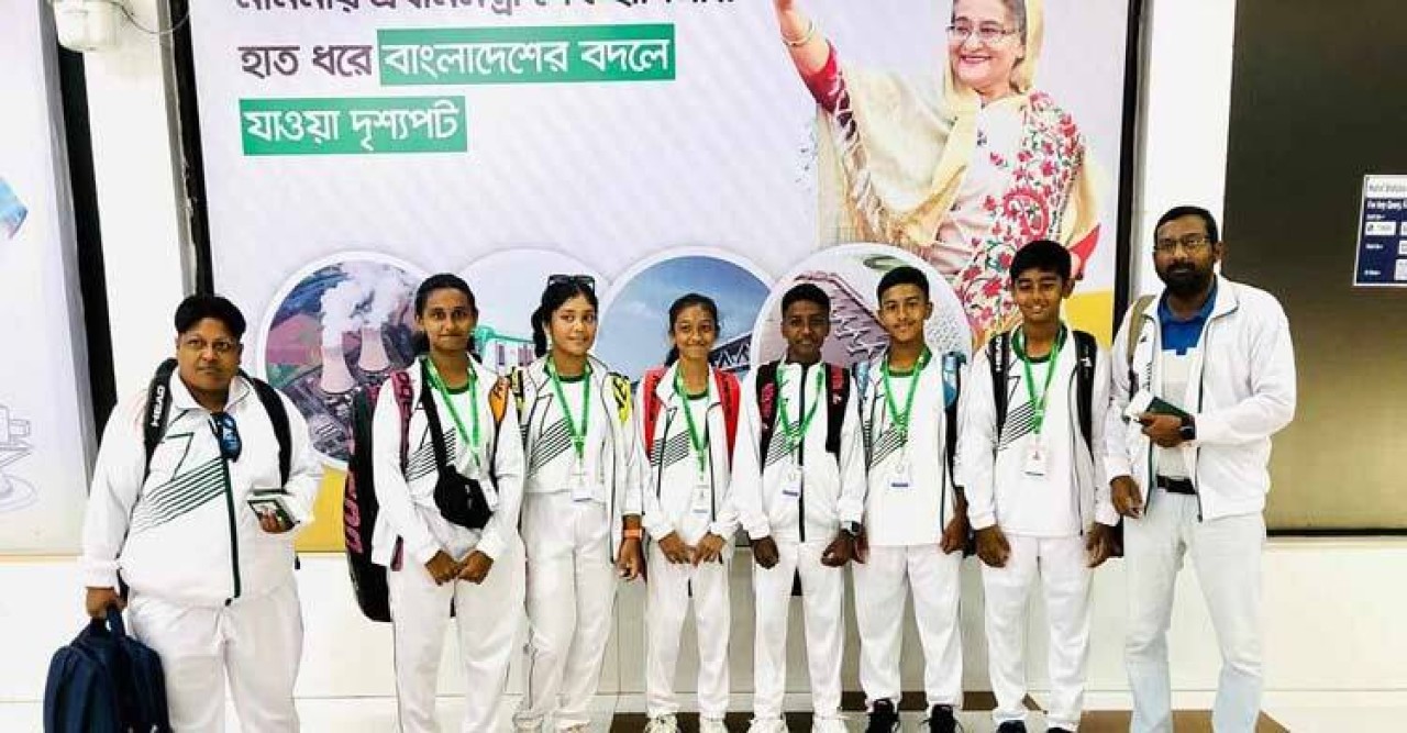 এশিয়ান অনূর্ধ্ব-১২ দলগত টেনিস  জয় দিয়ে শুরু বাংলাদেশের