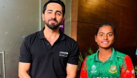 মারুফার সঙ্গে বলিউড অভিনেতা আয়ুষ্মান খুরানা
