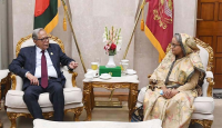 জাতীয় সংসদে রাষ্ট্রপতির সঙ্গে প্রধানমন্ত্রীর সৌজন্য সাক্ষাৎ