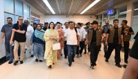 সিলেট সফর শেষে ঢাকায় তারেক রহমান