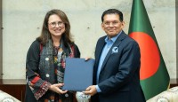 পররাষ্ট্রমন্ত্রীর সঙ্গে আইওএম-এর নবনিযুক্ত চিফ অব মিশনের সাক্ষাৎ
